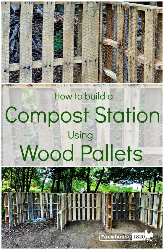 cmo construir una estacin de compostaje con palets de madera