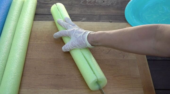 3 DIY Pool Noodle Tricks: Raft, Cup Holder & Floating Candles | Hometalk