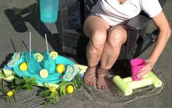 3 DIY Pool Noodle Tricks: Raft, Cup Holder & Floating Candles