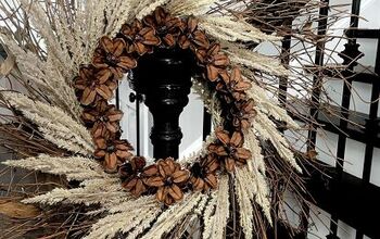 Hermosa y sencilla corona de flores de pino DIY