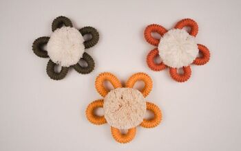 Colgantes de Macrame Boho Daisy Flower para la decoración de la habitación del bebé
