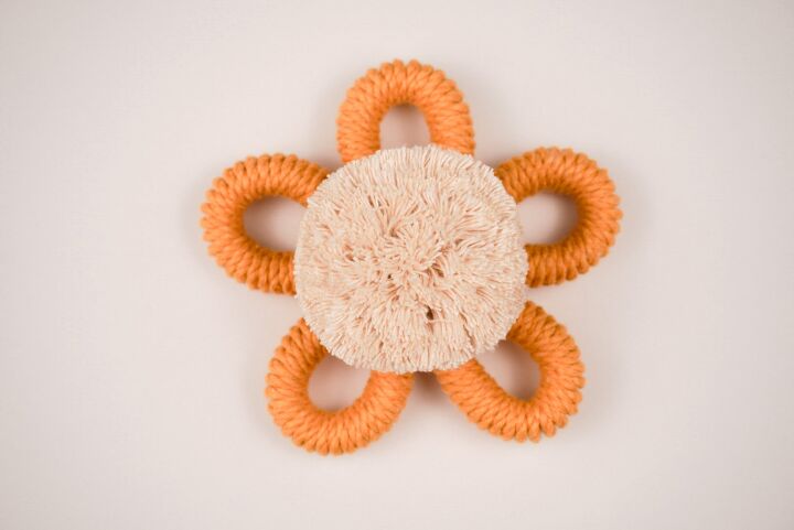 colgantes de macrame boho daisy flower para la decoracin de la habitacin del beb, R