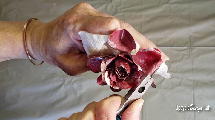 cmo hacer un rosal de lata de aluminio decoracin de exteriores