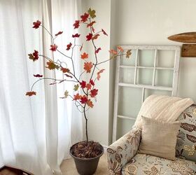 How to Easily Make a Warm & Cozy DIY Faux Fall Tree
