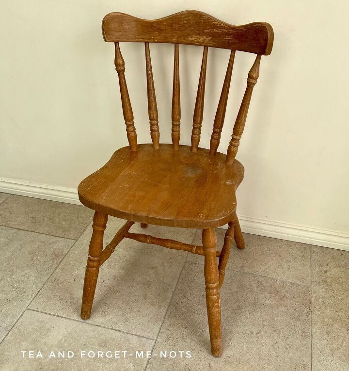 how to upcycle an old wooden chair