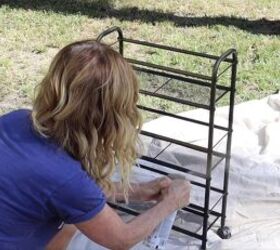 She turns a cheap Walmart bar cart into something incredible to impress her holiday guests