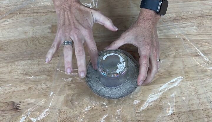 concrete garden lights