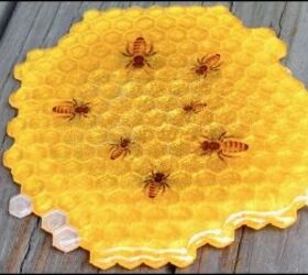 Posavasos de resina con forma de panal de abejas [Vídeo]