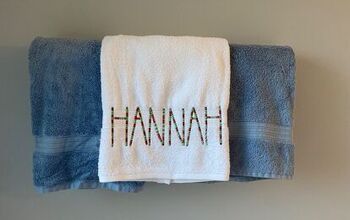 How to Make Personalized Towels Using Machine Embroidery
