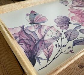 bandeja floral transfer