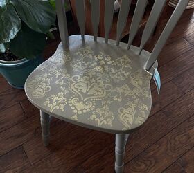 makeover on a makeover gold damask stencil aadido