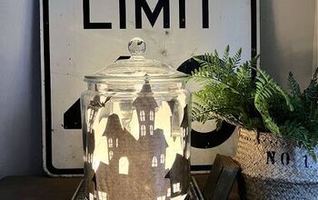 Easy Haunted House Silhouette Craft