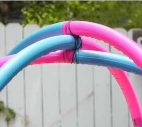 cmo hacer esferas de jardn iluminadas con aros hula hoops