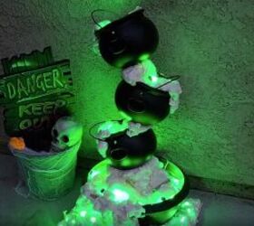 How to Create a Spooky DIY Topsy-Turvy Halloween Cauldron