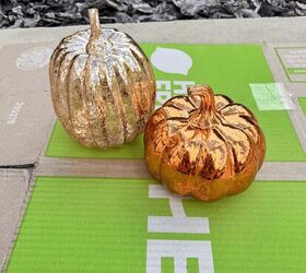 calabazas de vidrio de mercurio diy, Calabazas Dollar Tree