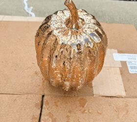 calabazas de vidrio de mercurio diy, Calabaza rociada con vinagre