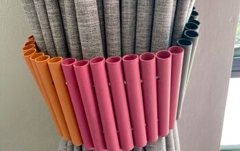 Fluted Curtain Tie-back (or Yoga-mat Holder)