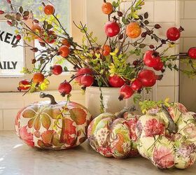 manualidad de calabaza con servilletas de decoupage, Decoupage Servilleta Calabaza Craft