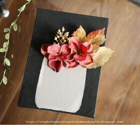 diy arte floral en lienzo