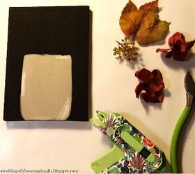 diy arte floral en lienzo