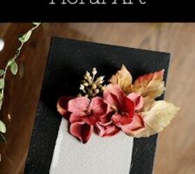 diy arte floral en lienzo