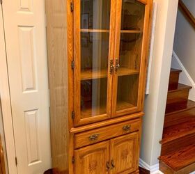 china cabinet makeover