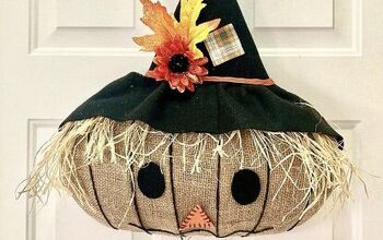 How to Make a Scarecrow Face Wreath Out of Dollar Tree Items