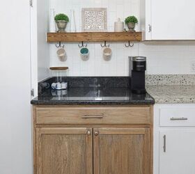 Updating the Space Where the Fridge Used to Sit With a Coffee Bar