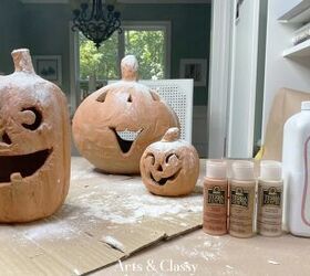 calabaza de terracota pottery barn diy dupe tutorial, Tutorial DIY Dupe Calabaza Pottery Barn Terracota