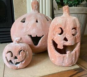 calabaza de terracota pottery barn diy dupe tutorial, Arte y clase