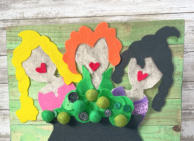 Macrame Hocus Pocus Fieltro Sanderson Sisters Hocus Pocus Manualidades | Hometalk