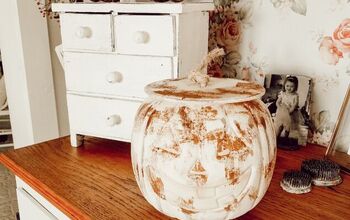 How to Make a Lidded Primitive Pumpkin For Your Fall Decor