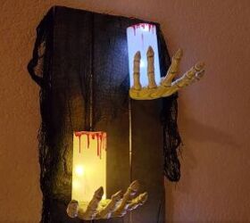 creepy halloween candle holders