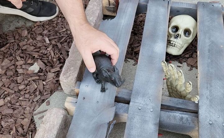 chilling halloween graveyard