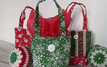 Christmas Mini Tote Gift Bags