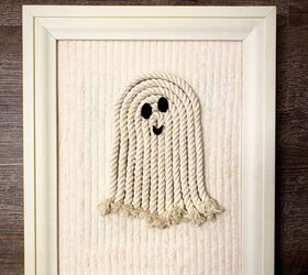 How to Make a DIY Rope Ghost For Your Halloween Wall Decor