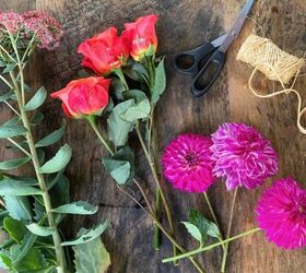 guirnalda para la puerta de entrada con flores frescas de jardn, Suministros necesarios para secar flores C mo secar flores suministros