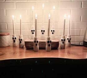 How to Make Cute DIY Ghost Candles Out of Yogurt Drink Bottles