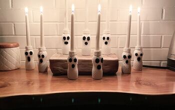How to Make Cute DIY Ghost Candles Out of Yogurt Drink Bottles