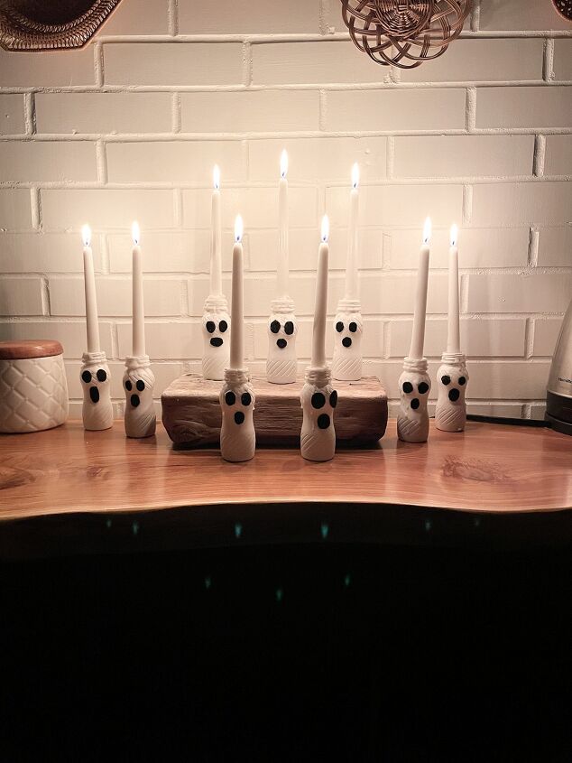 ghost gurts diy ghost candles
