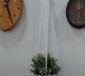 colgador de plantas o portaflores diy sin anilla ni gancho