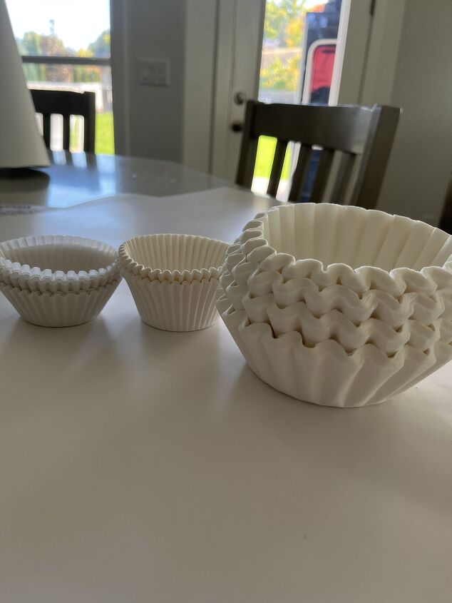 coffee filter christmas trees