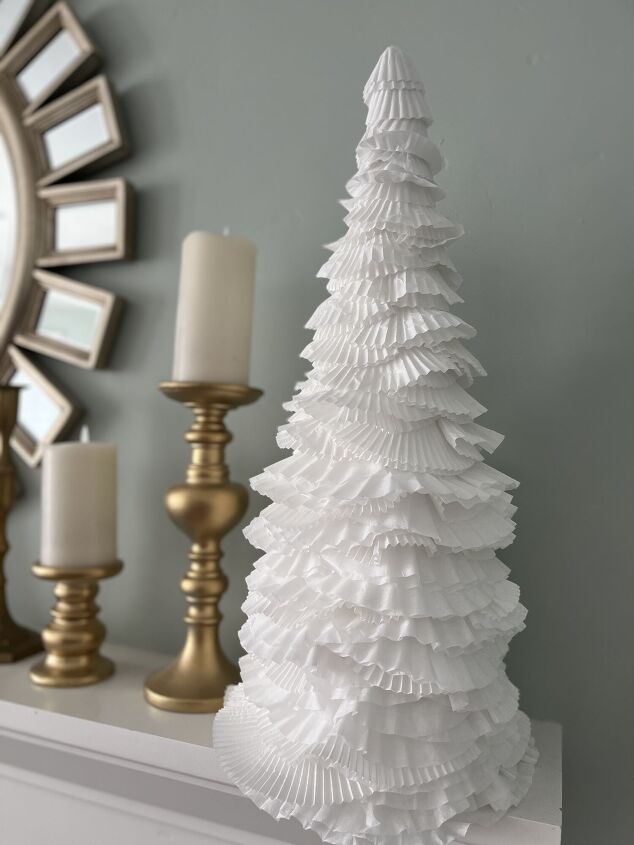 coffee filter christmas trees