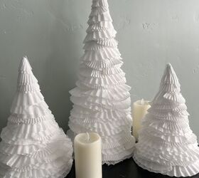 Coffee Filter Christmas Trees