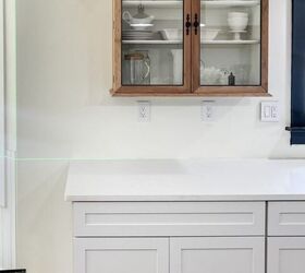 Instead of putting tile on her kitchen backsplash, she opted for a look more people are going to want to copy