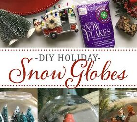 diy holiday snow globes