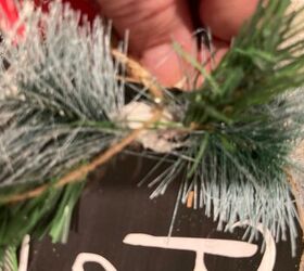 christmas dollar tree tag makeover
