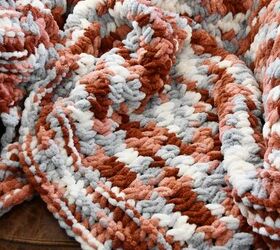 DIY Finger Knit Loop Yarn EZ Textures Manta