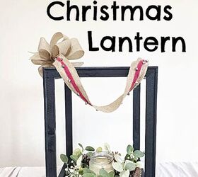 farol de navidad diy, farolillo de navidad con lazo