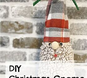 diy gnomo de navidad de tela de recorte, pin gnomo de navidad